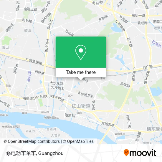修电动车单车 map