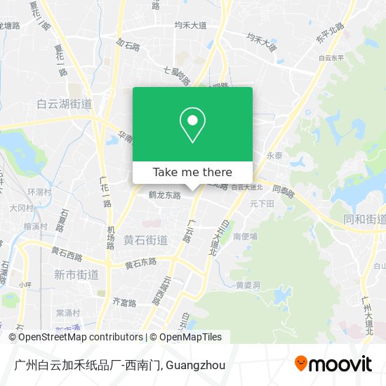 广州白云加禾纸品厂-西南门 map