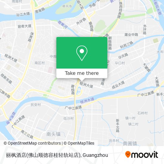丽枫酒店(佛山顺德容桂轻轨站店) map