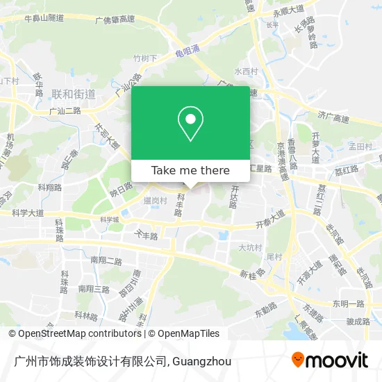广州市饰成装饰设计有限公司 map