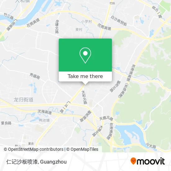 仁记沙板喷漆 map