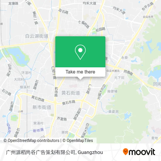 广州源稻尚谷广告策划有限公司 map