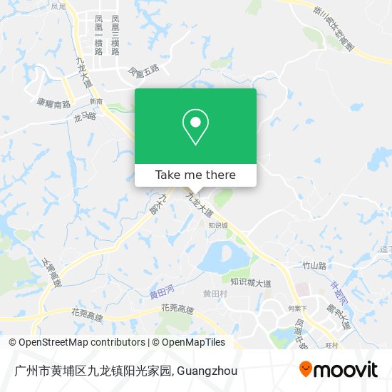 广州市黄埔区九龙镇阳光家园 map
