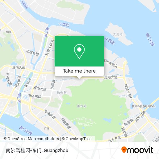 南沙碧桂园-东门 map
