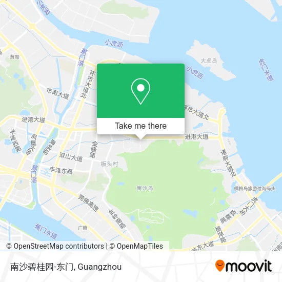 南沙碧桂园-东门 map