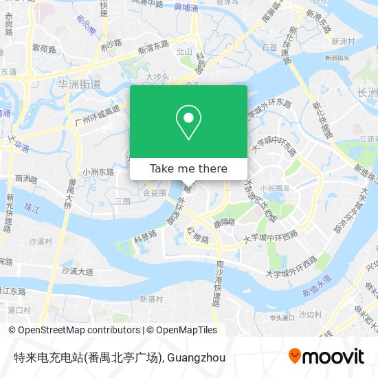 特来电充电站(番禺北亭广场) map