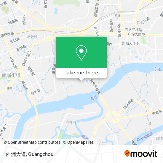 西洲大道 map