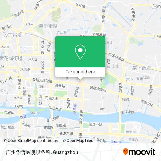 广州华侨医院设备科 map