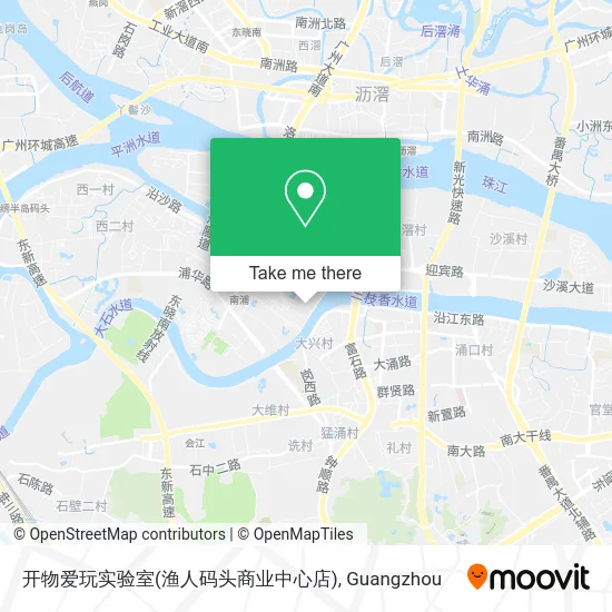 开物爱玩实验室(渔人码头商业中心店) map