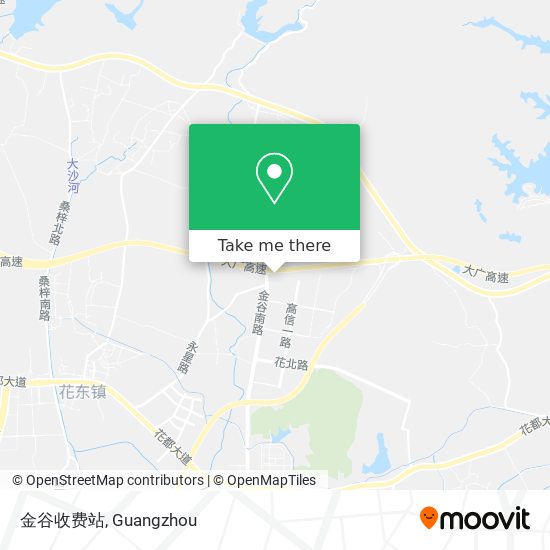 金谷收费站 map