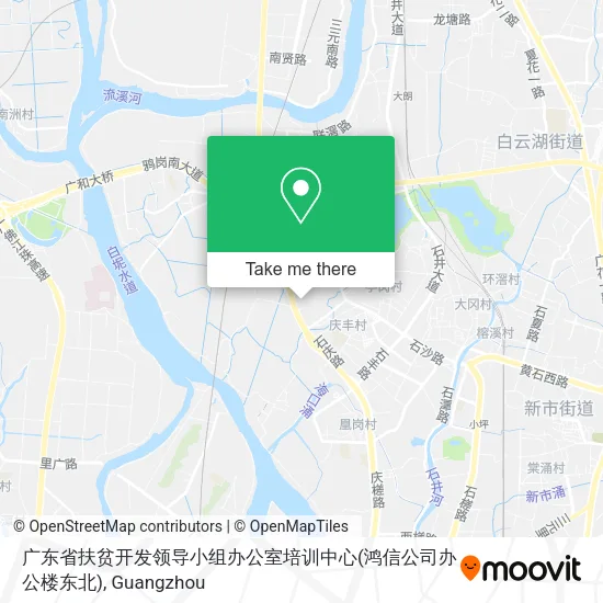 广东省扶贫开发领导小组办公室培训中心(鸿信公司办公楼东北) map