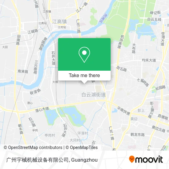 广州宇械机械设备有限公司 map