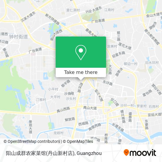 阳山成群农家菜馆(丹山新村店) map