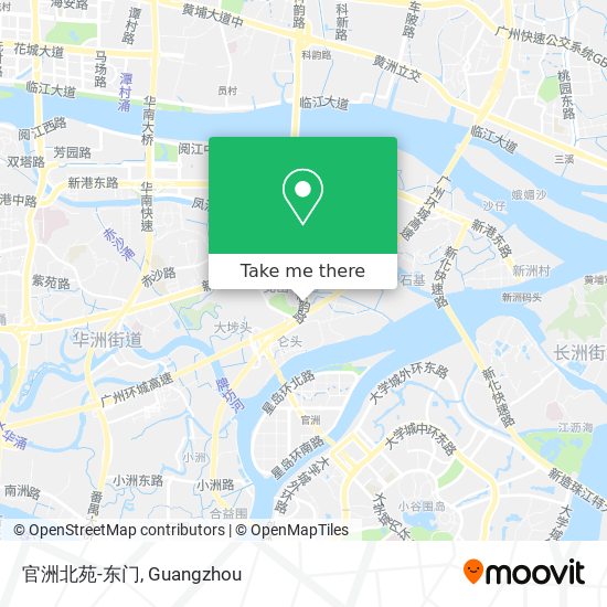 官洲北苑-东门 map