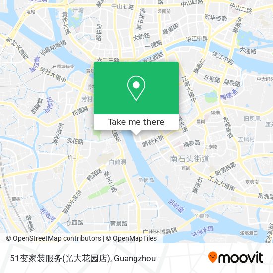 51变家装服务(光大花园店) map