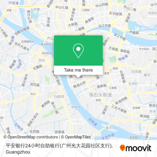 平安银行24小时自助银行(广州光大花园社区支行) map