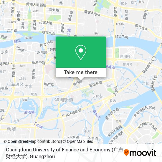 Guangdong University of Finance and Economy (广东财经大学) map