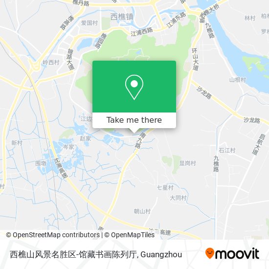 西樵山风景名胜区-馆藏书画陈列厅 map