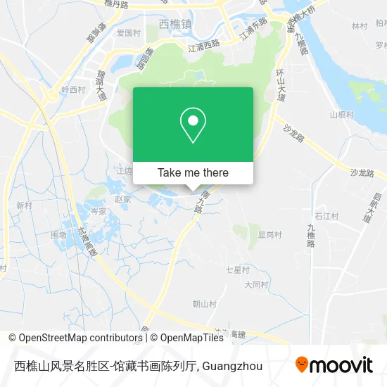 西樵山风景名胜区-馆藏书画陈列厅 map
