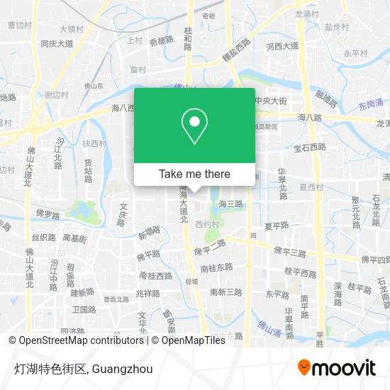 灯湖特色街区 map
