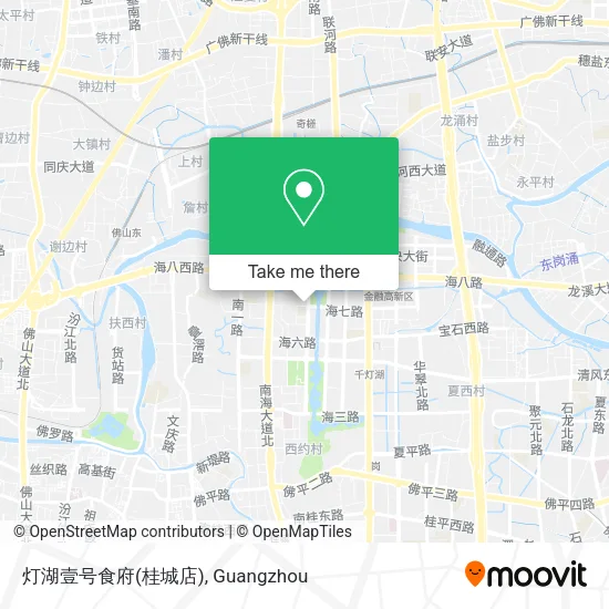 灯湖壹号食府(桂城店) map
