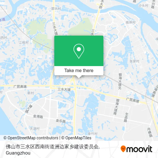 佛山市三水区西南街道洲边家乡建设委员会 map