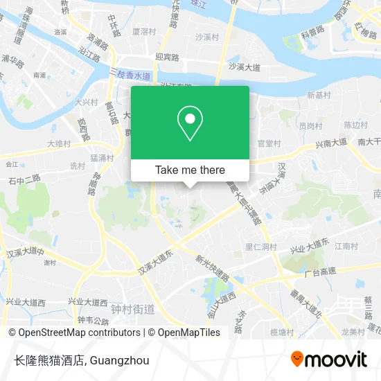 长隆熊猫酒店 map