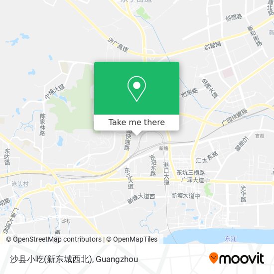沙县小吃(新东城西北) map