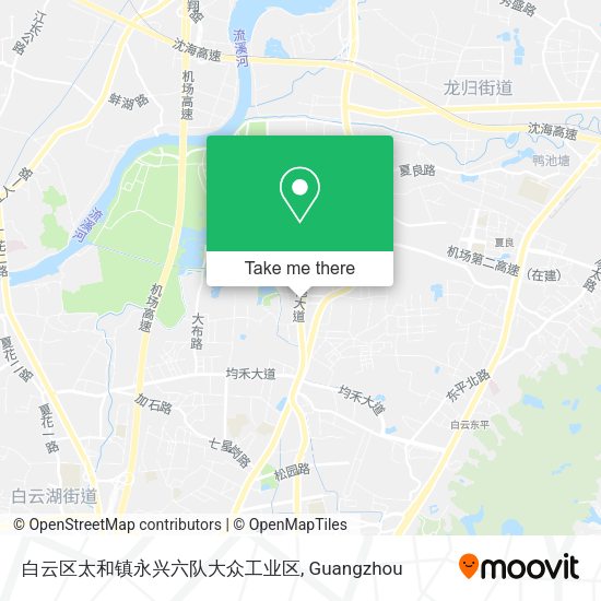 白云区太和镇永兴六队大众工业区 map