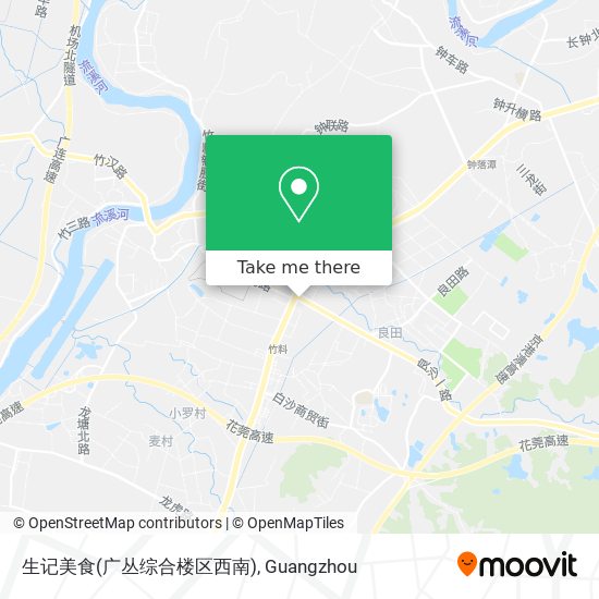 生记美食(广丛综合楼区西南) map