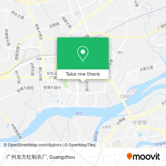广州东方红制衣厂 map