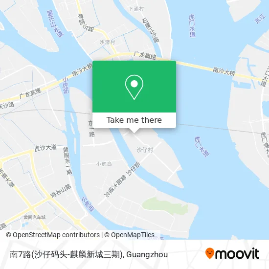 南7路(沙仔码头-麒麟新城三期) map