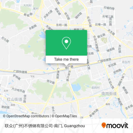 联众(广州)不锈钢有限公司-南门 map