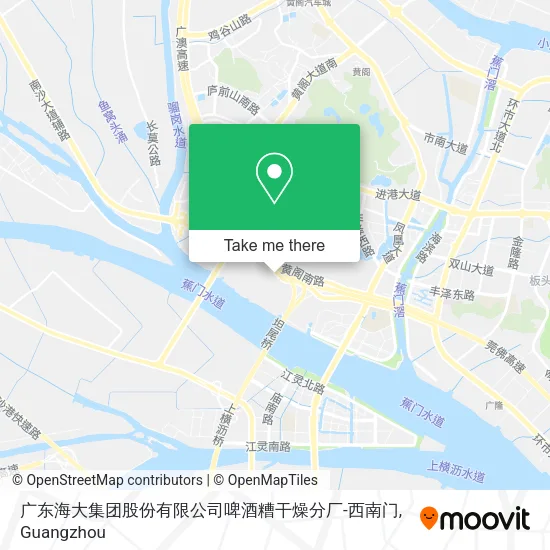广东海大集团股份有限公司啤酒糟干燥分厂-西南门 map