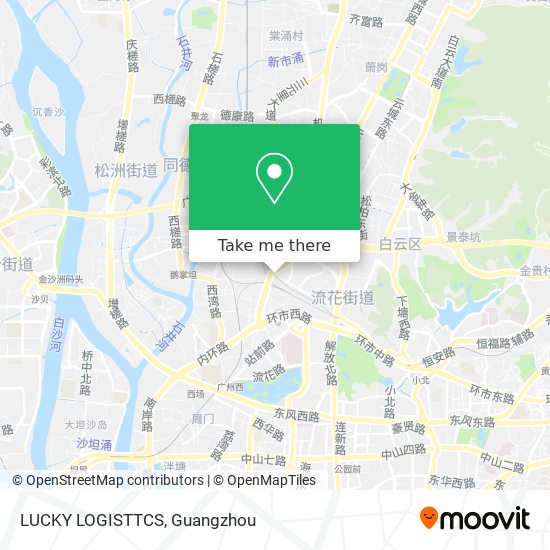 LUCKY LOGISTTCS map