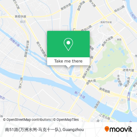 南51路(万洲水闸-马克十一队) map