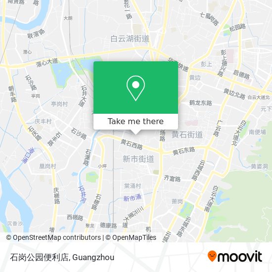石岗公园便利店 map