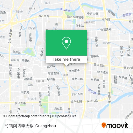 竹筠阁四季火锅 map