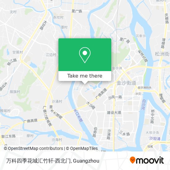 万科四季花城汇竹轩-西北门 map