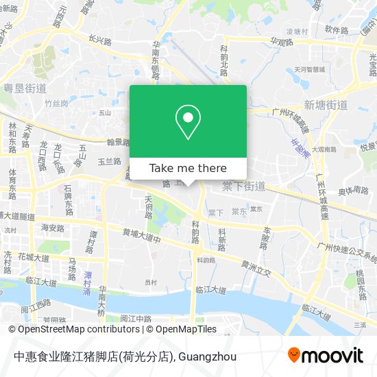 中惠食业隆江猪脚店(荷光分店) map