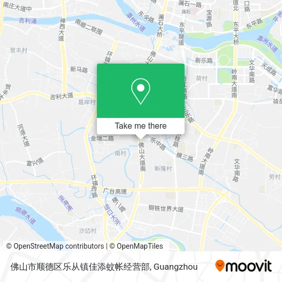 佛山市顺德区乐从镇佳添蚊帐经营部 map