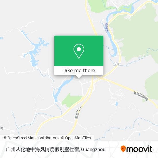广州从化地中海风情度假别墅住宿 map