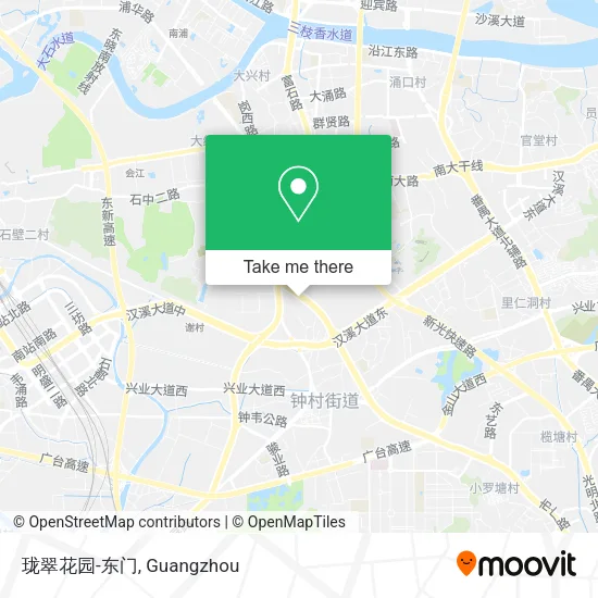珑翠花园-东门 map