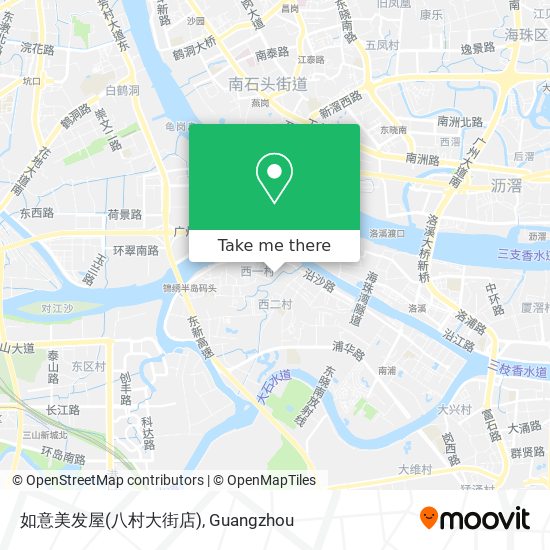 如意美发屋(八村大街店) map