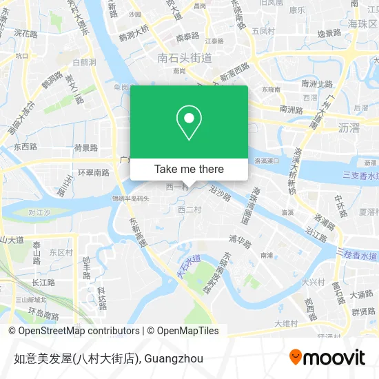 如意美发屋(八村大街店) map