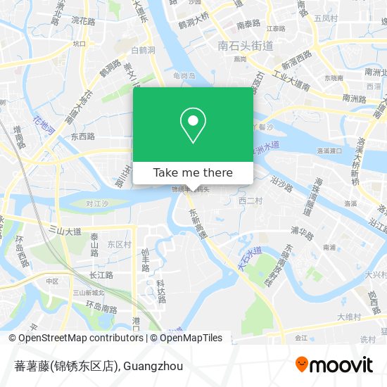 蕃薯藤(锦锈东区店) map