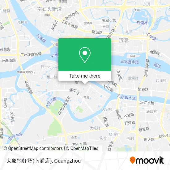 大象钓虾场(南浦店) map