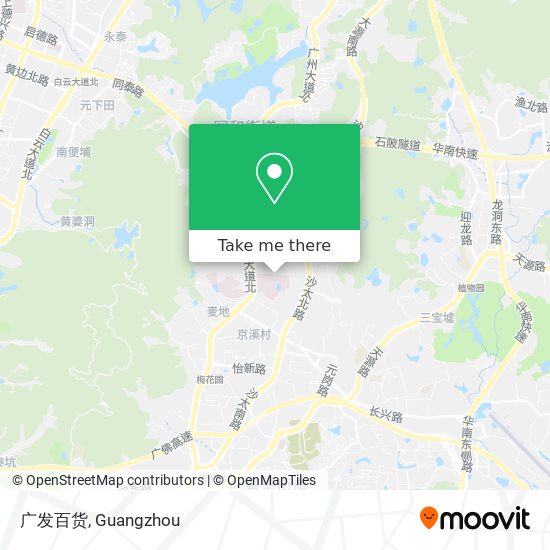 广发百货 map