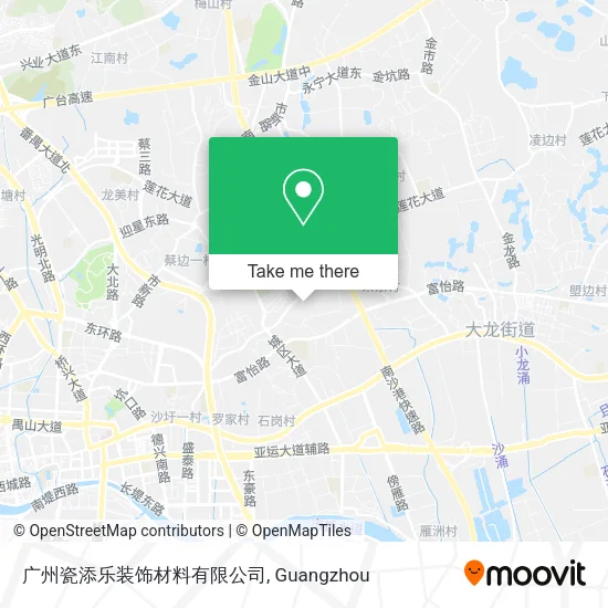 广州瓷添乐装饰材料有限公司 map