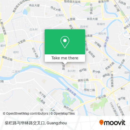 柴栏路与华林路交叉口 map